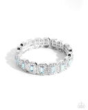 Paparazzi Gasp-Worthy Glitter- Blue Bracelet