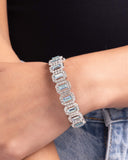 Paparazzi Gasp-Worthy Glitter- Blue Bracelet