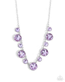 Paparazzi Genteel Gallery - Purple Necklace