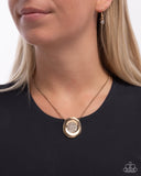 Paparazzi Gently Glistening- Gold Necklace