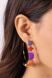Paparazzi Geometric Gamer - Multi Hoops