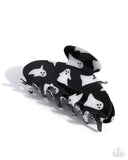 Paparazzi Ghostly Greeting- Black Hair Clip