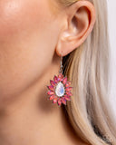 Paparazzi Giddy Generosity- Pink Earrings