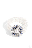 Paparazzi Gifted Gatsby - Blue Bracelet