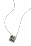 Paparazzi Give Grace - Silver Inspirational Necklace