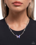 Paparazzi Gliding Glitz- Purple Necklace