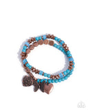 Paparazzi Gliding Greeting - Copper Bracelet