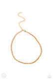 Paparazzi Glimmer of ROPE - Gold Chocker Necklace