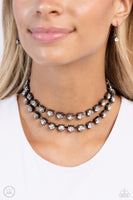 Paparazzi Glistening Gallery - Black Necklace