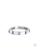 Paparazzi Glistening Gesture- Blue Bracelet