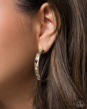Paparazzi Circular Circumstance- Brass Hoops