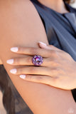 Paparazzi CONVENTION EXCLUSIVE Glistening Grit - Purple Ring