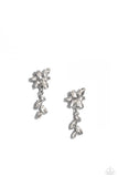 Paparazzi Goddess Grove - White Earrings