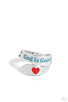 Paparazzi God is Good - Blue Inspirational Ring