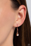 Paparazzi Goin Courtin - Copper Heart Necklace