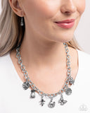 Paparazzi Good Luck To You- White Necklace