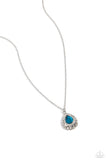Paparazzi Gracefully Glamorous - Blue Necklace