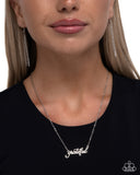 Paparazzi Grateful for You- Silver Necklace