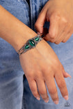 Paparrazzi Greenhouse Glamour - Green Bracelet