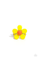 Paparazzi Groovy Genre - Yellow Flower Ring