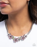 Paparazzi Guiding Garden- Purple Necklace