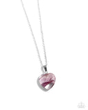 Paparazzi HEART Exhibition - Purple Necklace