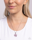 Paparazzi HEART Exhibition - Purple Necklace