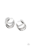 Paparazzi HOOP of the Day - Silver Hoop Earrings