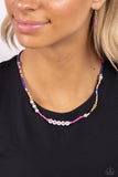 Paparazzi Happy to See You - Pink Necklace