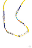 Paparazzi Happy to See You - Yellow Seed Beads Necklace