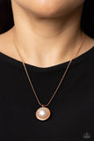 Paparazzi Haute Hybrid - Copper Necklace