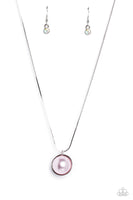 Paparazzi Haute Hybrid - Pink Pearli Iridescent Necklace