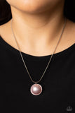 Paparazzi Haute Hybrid - Pink Pearli Iridescent Necklace