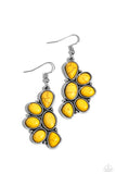 Paparazzi Havasu Hideaway - Yellow Earrings