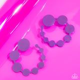 Paparazzi Have It Both PHASE - Purple Earrings