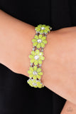 Paparazzi Hawaiian Holiday - Green Love Bird Bracelet