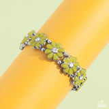 Paparazzi Hawaiian Holiday - Green Love Bird Bracelet