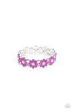 Paparazzi Hawaiian Holiday - Purple Petals Bracelet