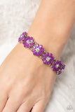 Paparazzi Hawaiian Holiday - Purple Petals Bracelet