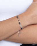 Paparazzi Heart-struck Hype- Black Bracelet