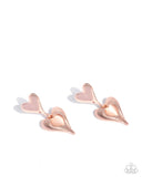 Paparazzi Heart Habitat- Gold Earrings