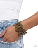 Paparazzi Heart Headline- Brass Bracelet