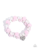 Paparazzi Heart Hustle- Pink Bracelet