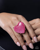 Paparazzi Heartfelt Hallmark- Pink Ring