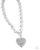 Paparazzi Heartfelt Havana _ White Necklace