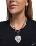 Paparazzi Heartfelt Havana _ White Necklace
