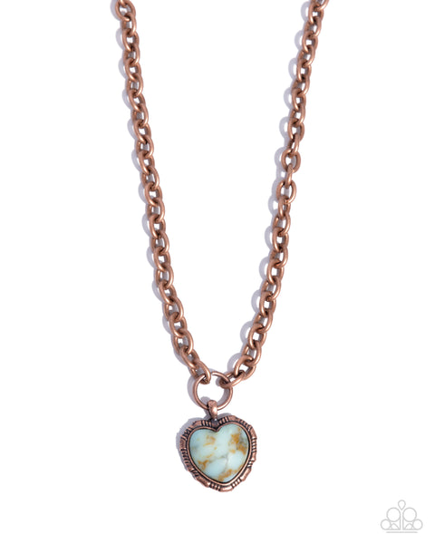 Paparazzi Heartfelt Horoscope- Copper Necklace
