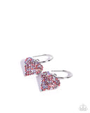 Paparazzi Heartfelt Hypnosis- Purple Heart Earrings