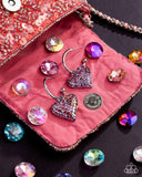 Paparazzi Heartfelt Hypnosis- Purple Heart Earrings