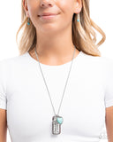 Paparazzi Heart of a Cowgirl- Blue Necklace